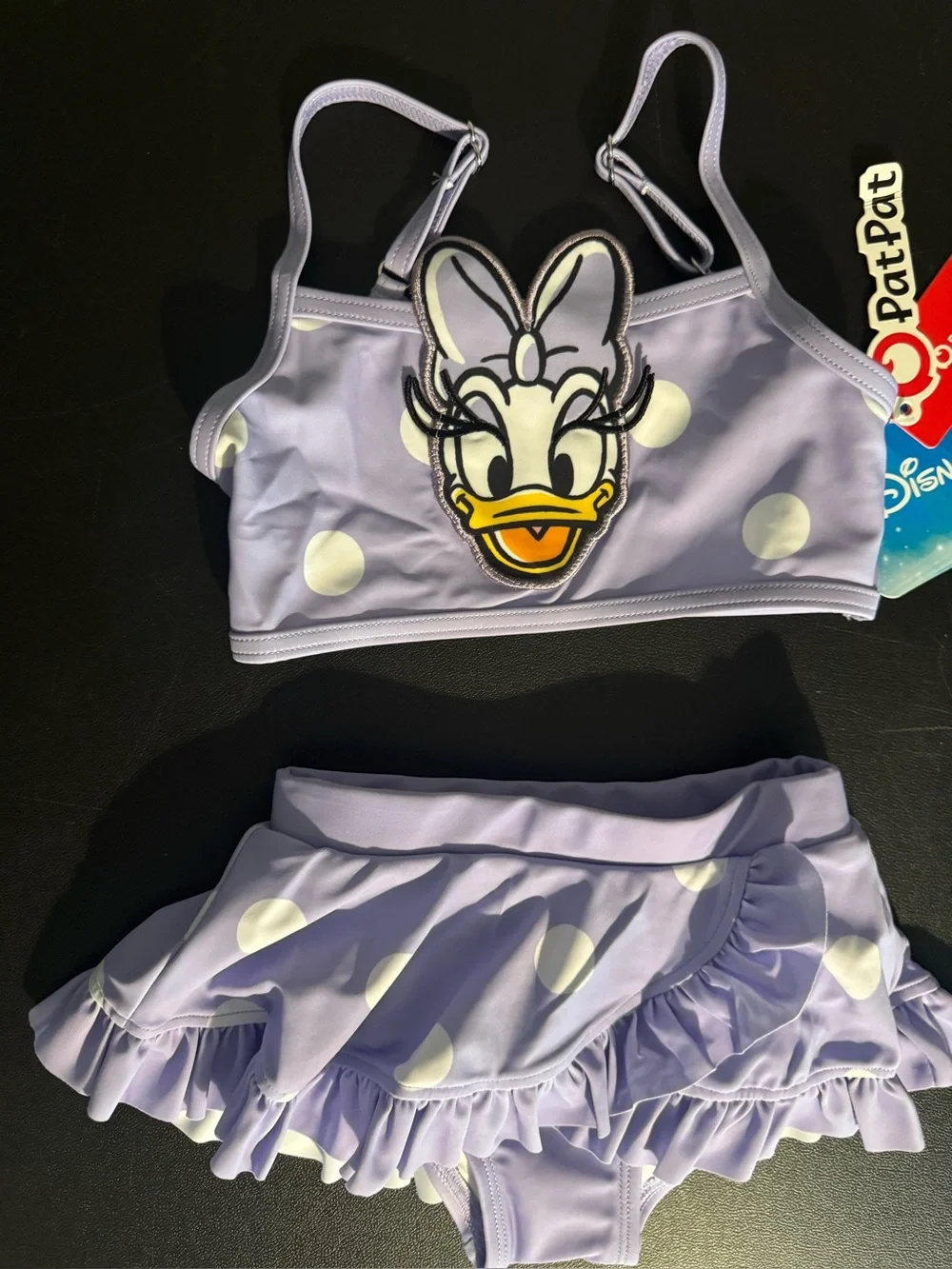 PatPat, Disney Daisy Duck, Girl’s 9M-12M, two-piece tankini swimsuit. New.